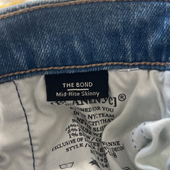 BLANK NYC skinny jeans with glittery stripes down the sides. - Picture 9 of 13